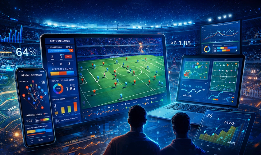 Outils numériques pour analyser les tendances d’un match